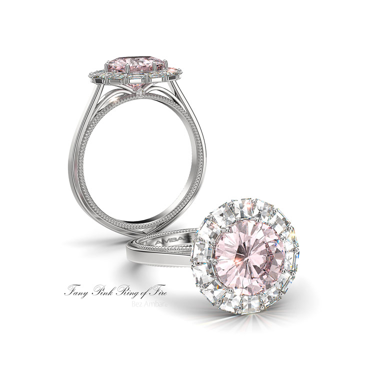 flower engagement ring