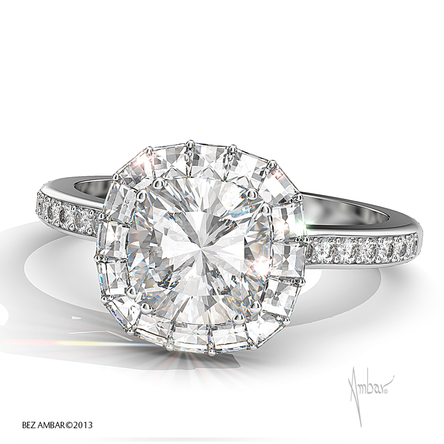 cushion cut engagement rings