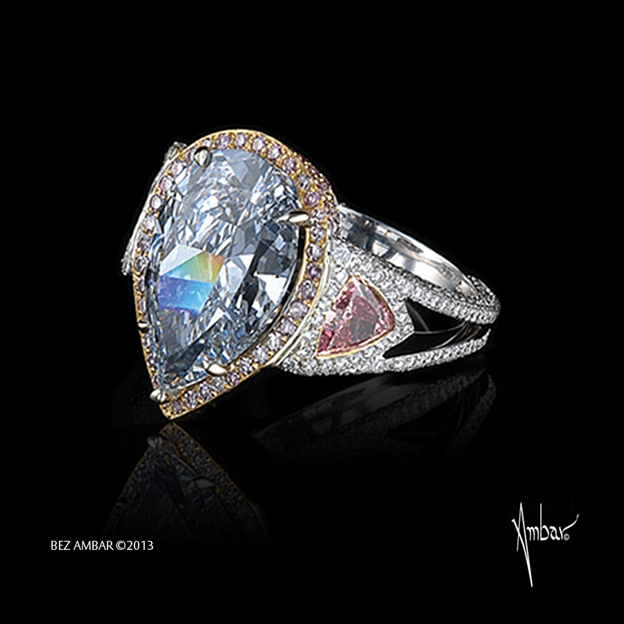 Blue Diamond Rings