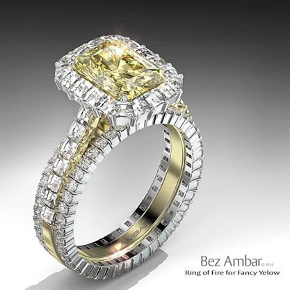 yellow diamond rings