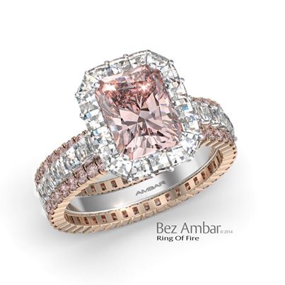 pink diamond engagement rings