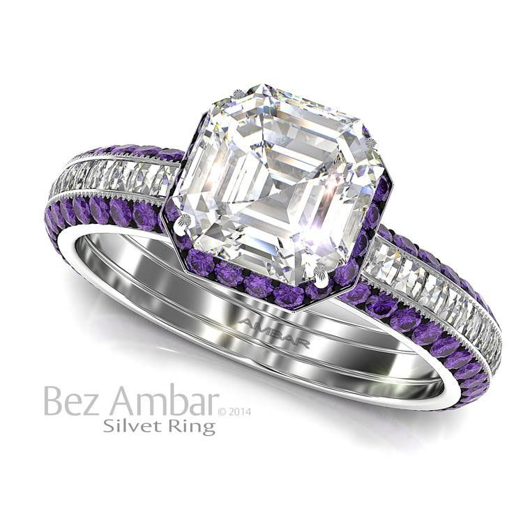 Asscher cut engagement ring ireland