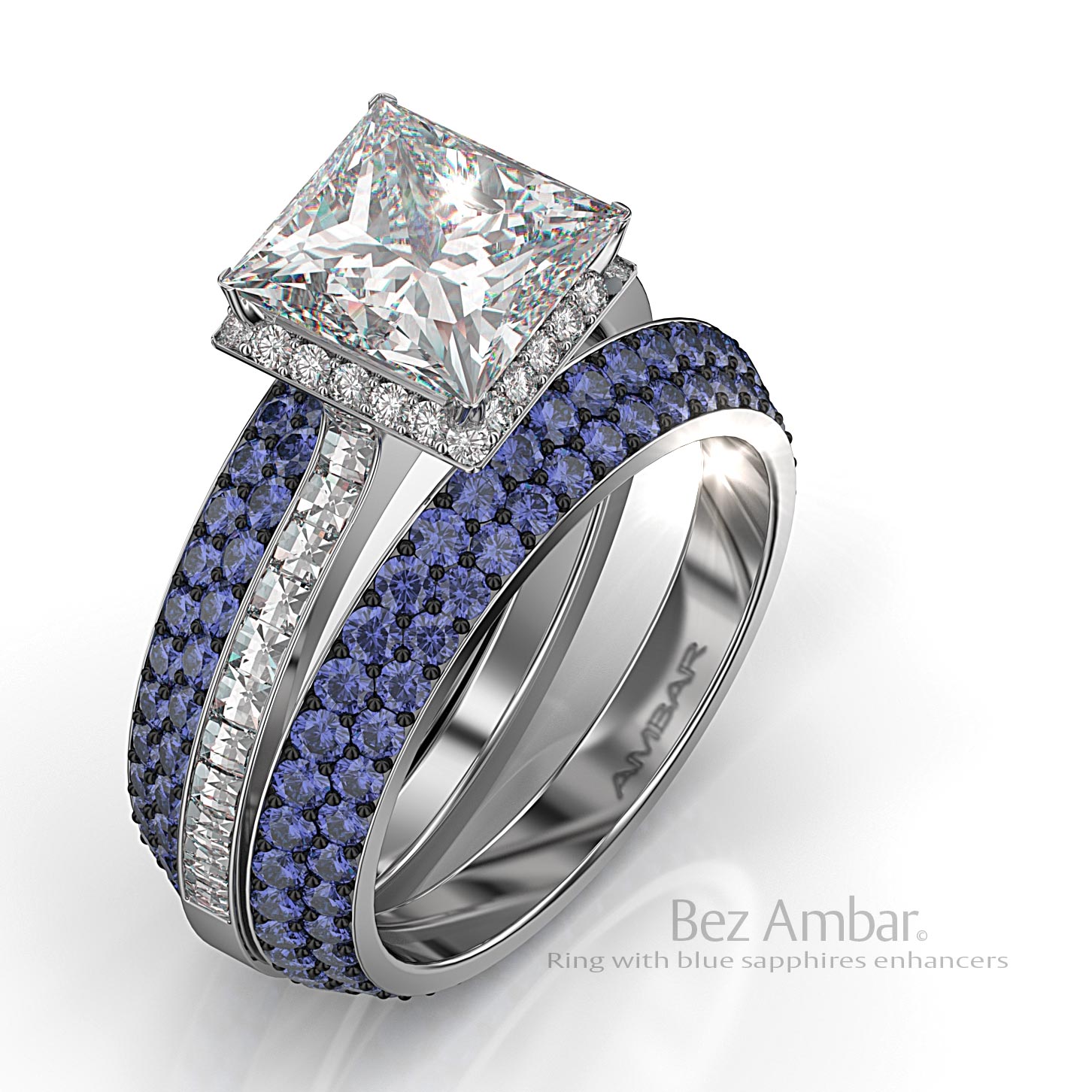 blue sapphire ring