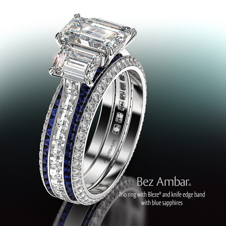 Your best engagement ring Emerald cut diamond ring enhancer