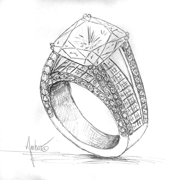 Hand Drawings Archives - Bez Ambar: Original Designer Jewelry ...