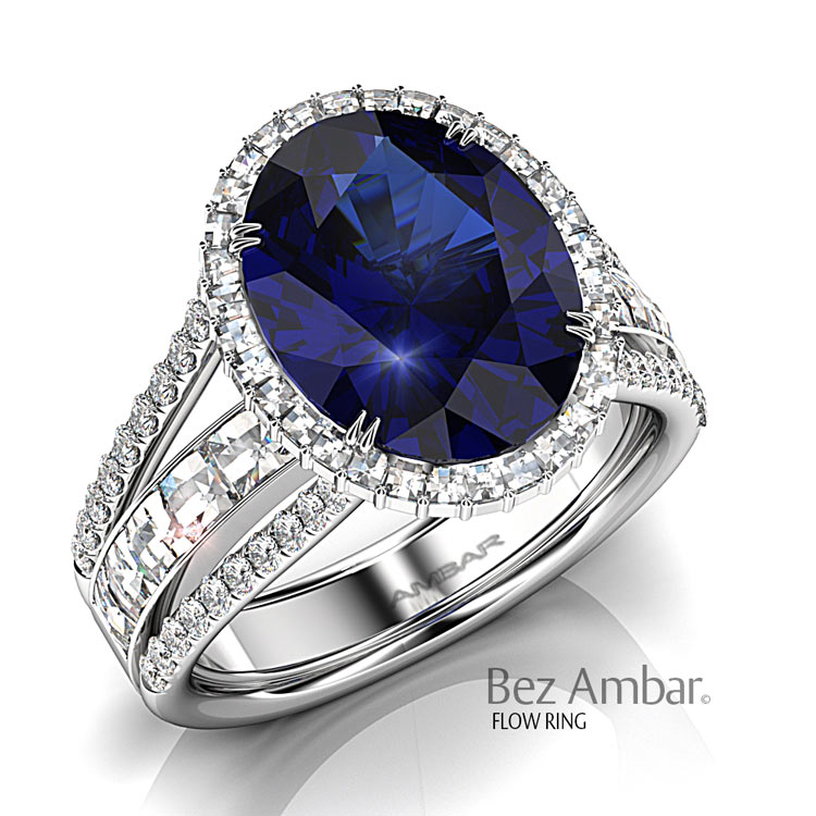 blue sapphire ring