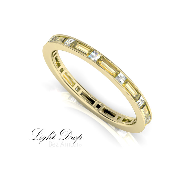 Blaze Diamond And Baguette Cut Yellow Shire Wedding Band Blaze Diamond And Baguette Cut Yellow Shire By Bez Ambar
