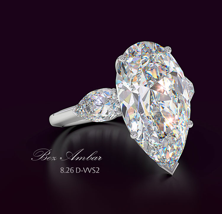 The Return of Pear Shaped Diamond Rings