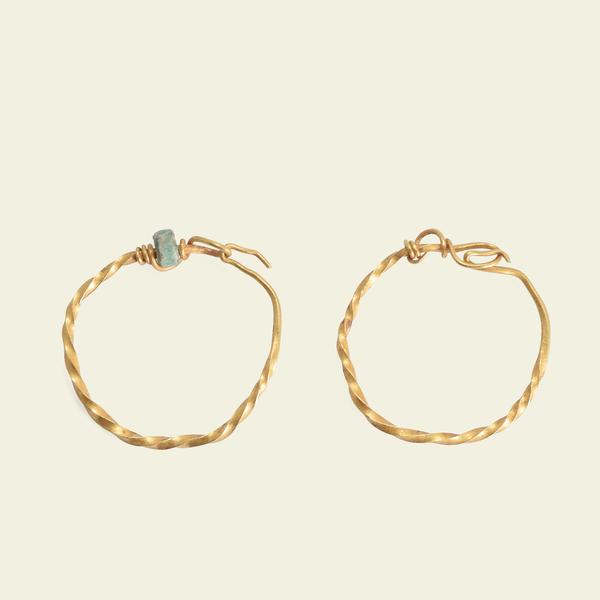 Diamond Hoop Earrings