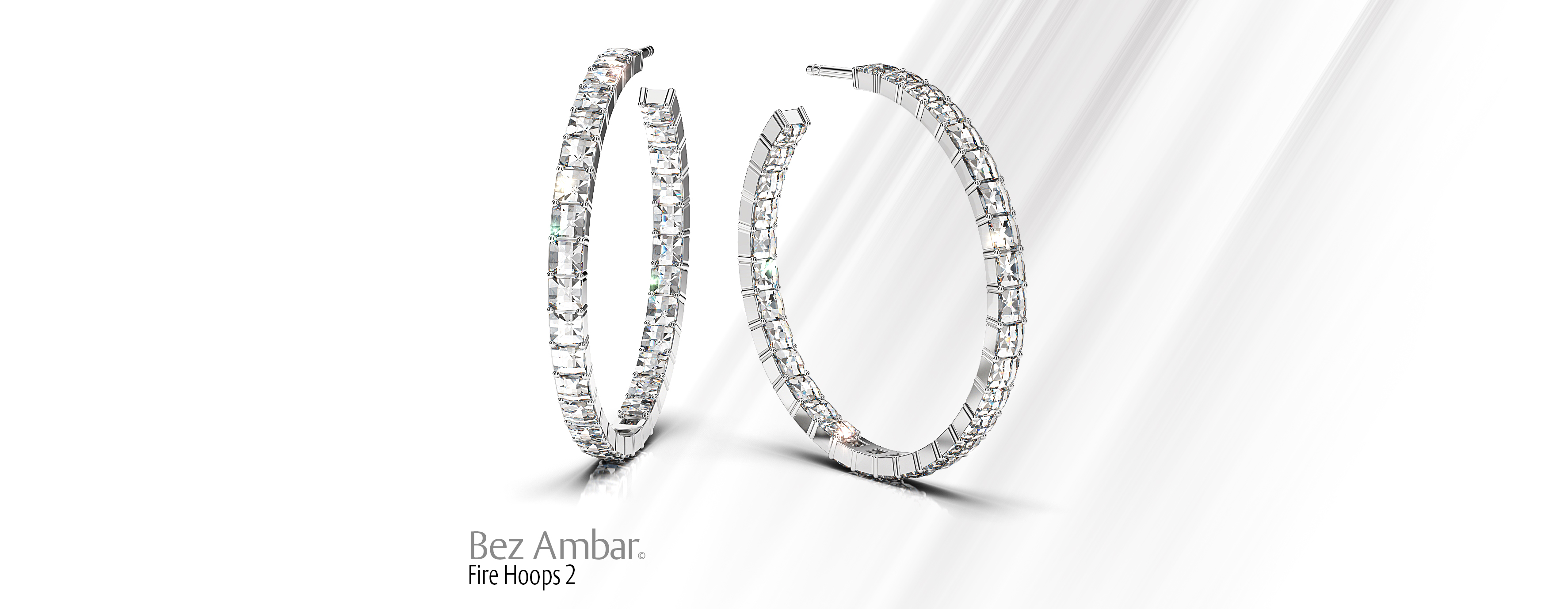 Diamond Hoop Earrings